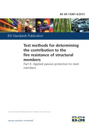 Test methods for determining the contribution to the fire resistance of structural members. Applied passive protection to steel members