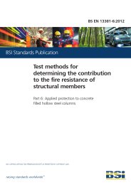 Test methods for determining the contribution to the fire resistance of structural members. Applied protection to concrete filled hollow steel columns