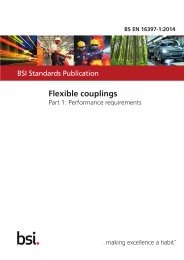 Flexible couplings. Performance requirements