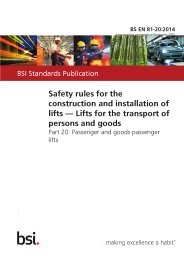 Safety rules for the construction and installation of lifts - lifts for the transport of persons and goods. Passenger and goods passenger lifts (incorporating corrigendum November 2015) (Withdrawn)