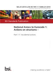 National annex to Eurocode 1: actions on structures. Accidental actions (+A1:2014) (incorporating corrigenda August 2014 and November 2015)