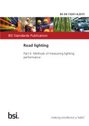 Road lighting. Methods of measuring lighting performance
