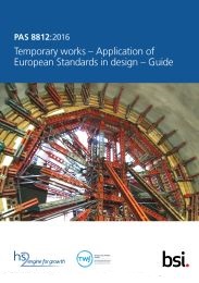 Temporary works - application of European Standards in design - guide