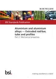 Aluminium and aluminium alloys - extruded rod/bar, tube and profiles. Mechanical properties