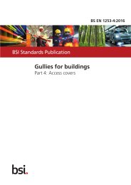 Gullies for buildings. Access covers