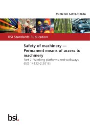 Safety of machinery - permanent means of access to machinery. Working platforms and walkways (ISO 14122-2:2016)