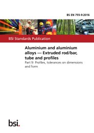 Aluminium and aluminium alloys - extruded rod/bar, tube and profiles. Profiles, tolerances on dimensions and form