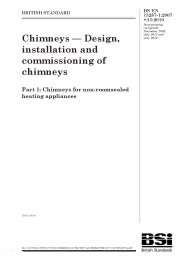 Chimneys - Design, installation and commissioning of chimneys. Chimneys for non-roomsealed heating appliances (+A1:2010) (incorporating corrigenda November 2008, July 2013 and July 2016) (Superseded but remains current)