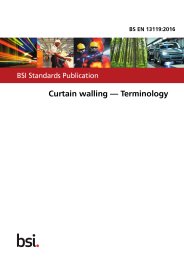 Curtain walling - terminology