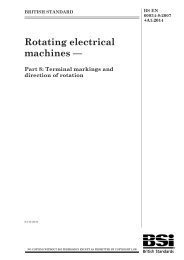 Rotating electrical machines. Terminal markings and direction of rotation (+A1:2014)
