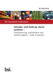 Intruder and hold-up alarm systems - commissioning, maintenance and remote support - code of practice