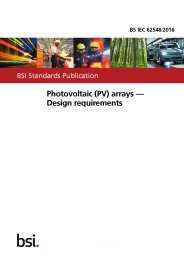 Photovoltaic (PV) arrays - design requirements (Withdrawn)