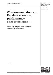 Windows and doors - product standard, performance characteristics. Windows and external pedestrian doorsets (+A2:2016) (Incorporating corrigendum November 2016)