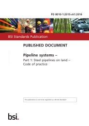Pipeline systems. Steel pipelines on land - code of practice (+A1:2016)