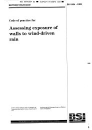Code of practice for assessing exposure of walls to wind-driven rain (AMD 8358)