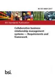 Collaborative business relationship management - requirements and framework
