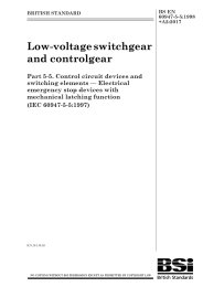 Low-voltage switchgear and controlgear. Control circuit devices and switching elements - electrical emergency stop devices with mechanical latching function (+A2:2017) (IEC 60947-5-5:1997)