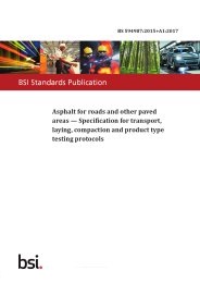Asphalt for roads and other paved areas - specification for transport, laying, compaction and product type testing protocols (+A1:2017)