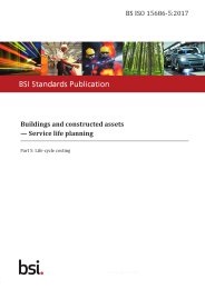 Buildings and constructed assets - service life planning. Life-cycle costing