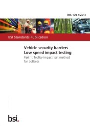 Vehicle security barriers - low speed impact testing. Trolley impact test method for bollards