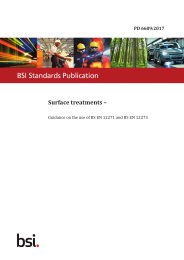 Surface treatments - guidance on the use of BS EN 12271 and BS EN 12273