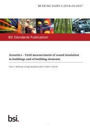 Acoustics - field measurement of sound insulation in buildings and of building elements. Airborne sound insulation (ISO 16283-1:2014) (+A1:2017)