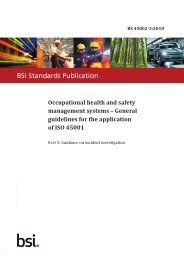 Occupational health and safety management systems - general guidelines for the application of ISO 45001. Guidance on incident investigation