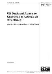 UK National annex to Eurocode 1: Actions on structures. General actions - Snow loads (+A2:2018)