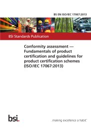 Conformity assessment - Fundamentals of product certification and guidelines for product certification schemes (ISO/IEC 17067:2013)