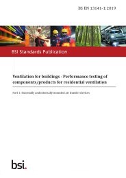 Ventilation for buildings - performance testing of components/products for residential ventilation. Externally and internally mounted air transfer devices