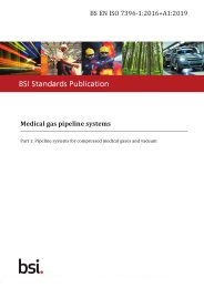 Medical gas pipeline systems. Pipeline systems for compressed medical gases and vacuum (+A1:2019)