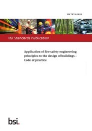 Application of fire safety engineering principles to the design of buildings - code of practice