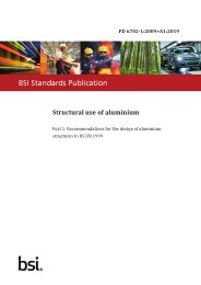 Structural use of aluminium. Recommendations for the design of aluminium structures to BS EN 1999 (+A1:2019)