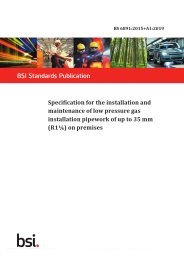 Specification for the installation and maintenance of low pressure gas installation pipework of up to 35 mm (R1¼) on premises (+A1:2019)