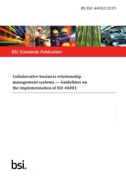 Collaborative business relationship management systems - guidelines on the implementation of ISO 44001