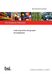 Code of practice for ground investigations (+A1:2020)