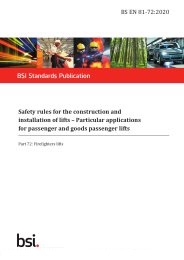 Safety rules for the construction and installation of lifts - particular applications for passenger and goods passenger lifts. Firefighters lifts
