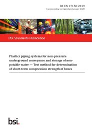 Plastics piping systems for non-pressure underground conveyance and storage of non-potable water - Test method for determination of short-term compression strength of boxes (Incorporating corrigendum January 2020)