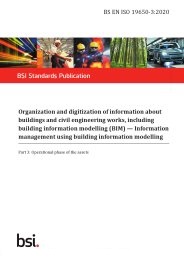 Organization and digitization of information about buildings and civil engineering works, including building information modelling (BIM) - information management using building information modelling. Operational phase of the assets