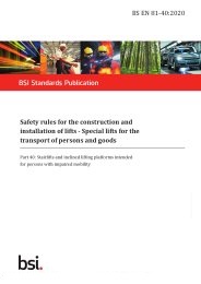 Safety rules for the construction and installation of lifts - special lifts for the transport of persons and goods. Stairlifts and inclined lifting platforms intended for persons with impaired mobility