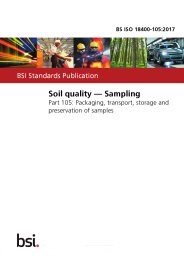 Soil quality - sampling. Packaging, transport, storage and preservation of samples