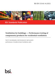 Ventilation for buildings - Performance testing of components/products for residential ventilation. Aerodynamic, electrical power and acoustic performance of unidirectional ventilation units