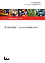 Structural timber - sizes, permitted deviations (Incorporating corrigendum June 2021)