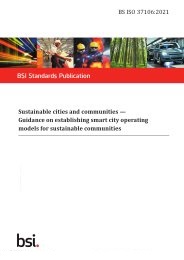 Sustainable cities and communities - guidance on establishing smart city operating models for sustainable communities