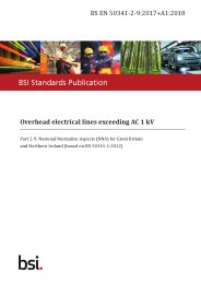 Overhead electrical lines exceeding AC 1 kV. National normative aspects (NNA) for Great Britain and Northern Ireland (based on EN 50341-1:2012) (+A1:2018)