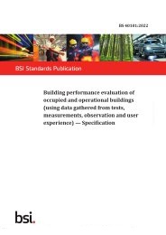 Building performance evaluation of occupied and operational buildings (using data gathered from tests, measurements, observation and user experience) - specification