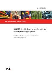 Methods of test for soils for civil engineering purposes. Classification tests and determination of geotechnical properties