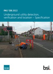 Underground utility detection, verification and location - specification
