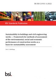 Sustainability in buildings and civil engineering works - framework for methods of assessment of the environmental, social and economic performance of construction works as a basis for sustainability assessment. Buildings