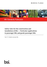 Safety rules for the construction and installation of lifts - particular applications to passenger lifts and goods passenger lifts. Vandal resistant lifts